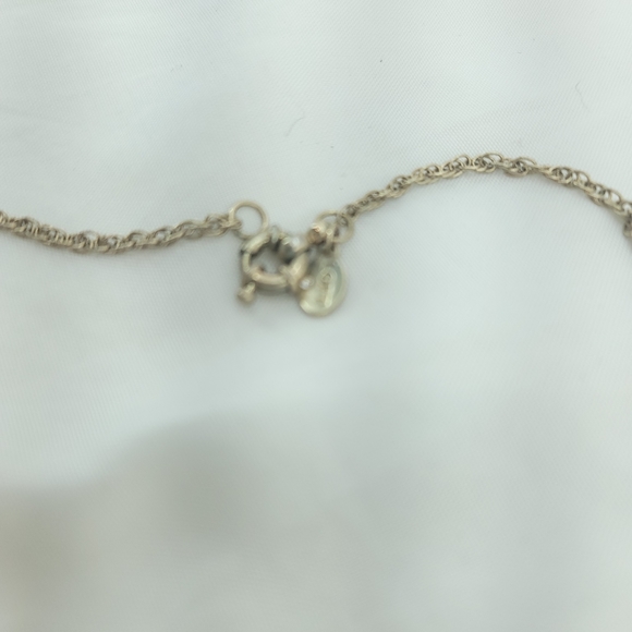 Loft White Beaded Tassel Long Gold Necklace - Picture 4 of 6